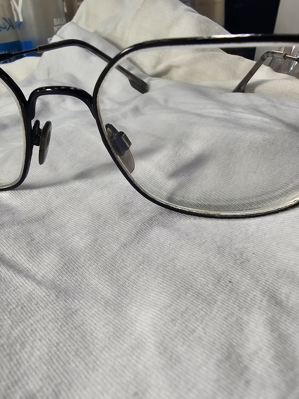 Burberry Black Metal Round-Bridge Men’s Glasses - Picture 5 of 5